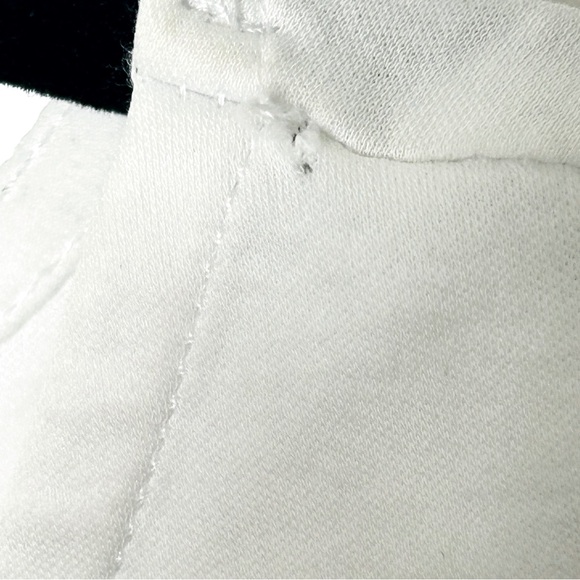 Anthropologie Postage Stamp 9–H15 ST‎ White and Yellow Ruffle Sleeve Top Size XS - Picture 5 of 5